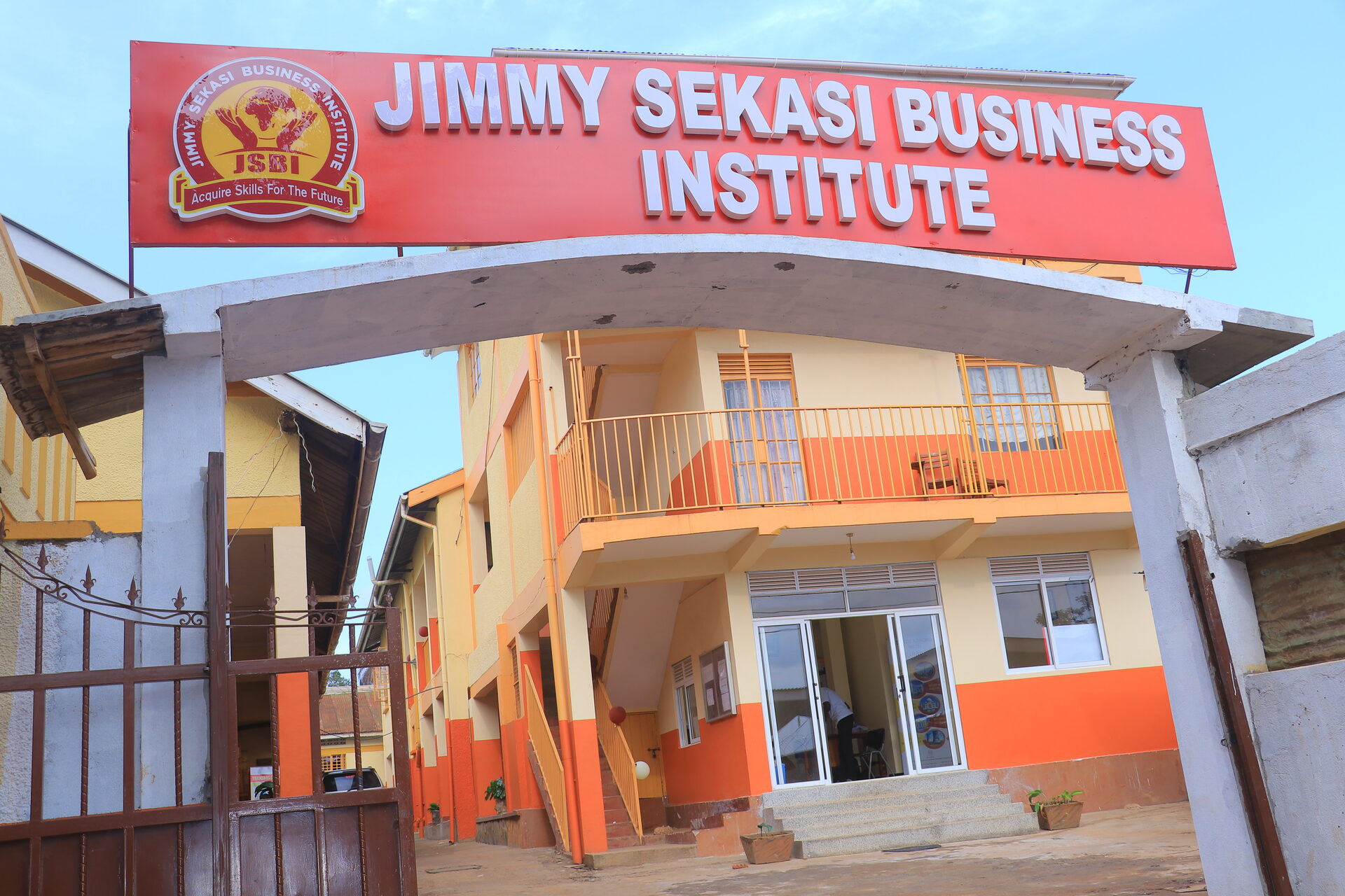 Jimmy Sekasi Business Institute students